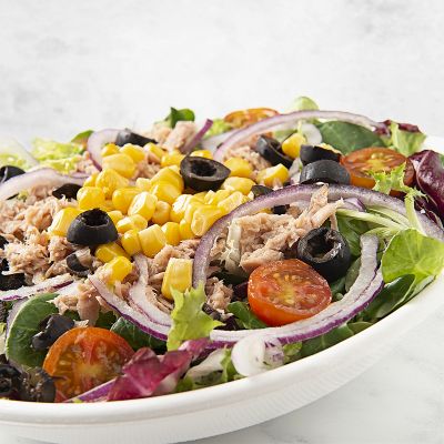 Ensalada verde con atún